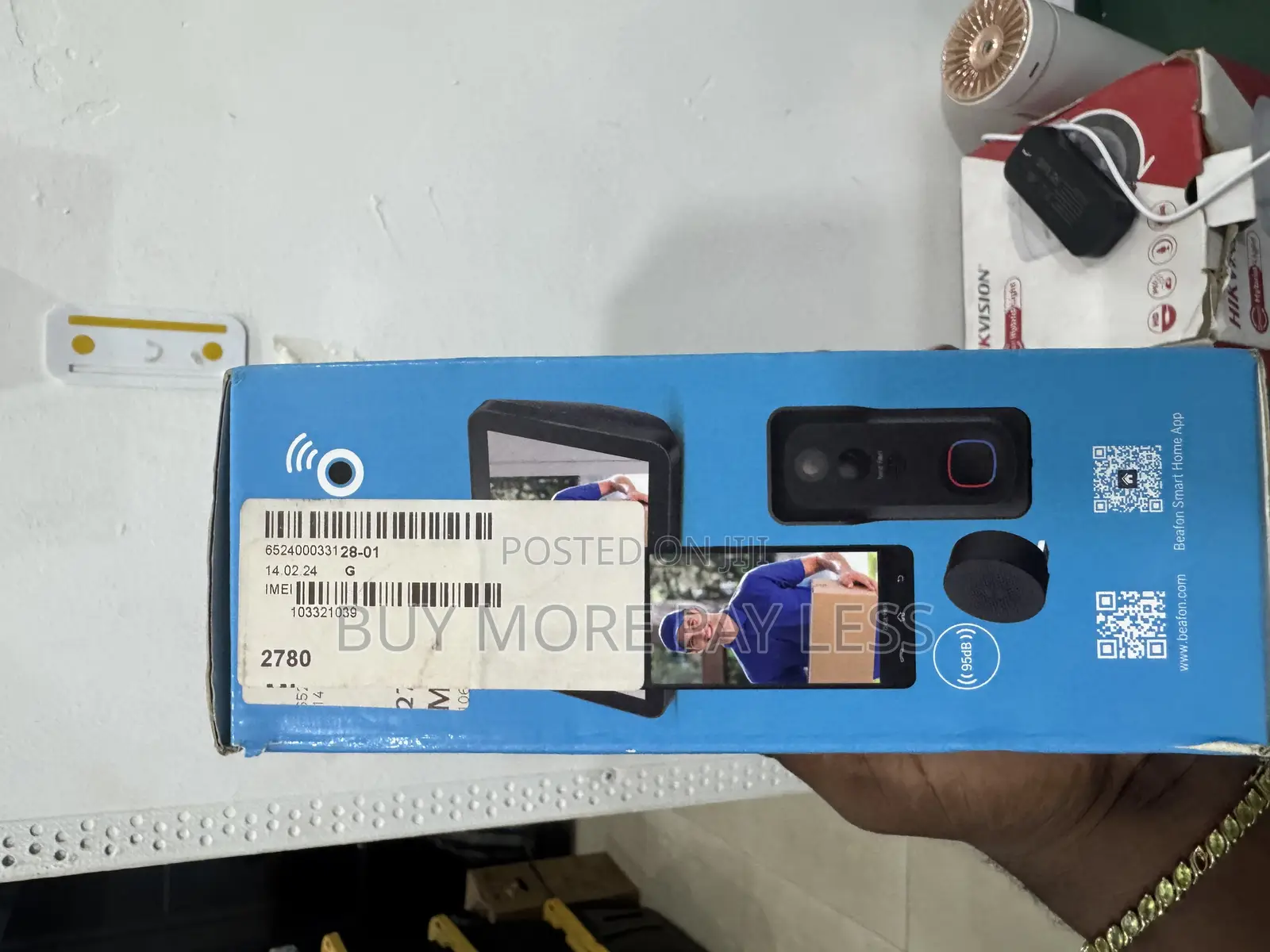 Smart Doorbell Wireless Video Camera W External Bell.Befon Visitors V1