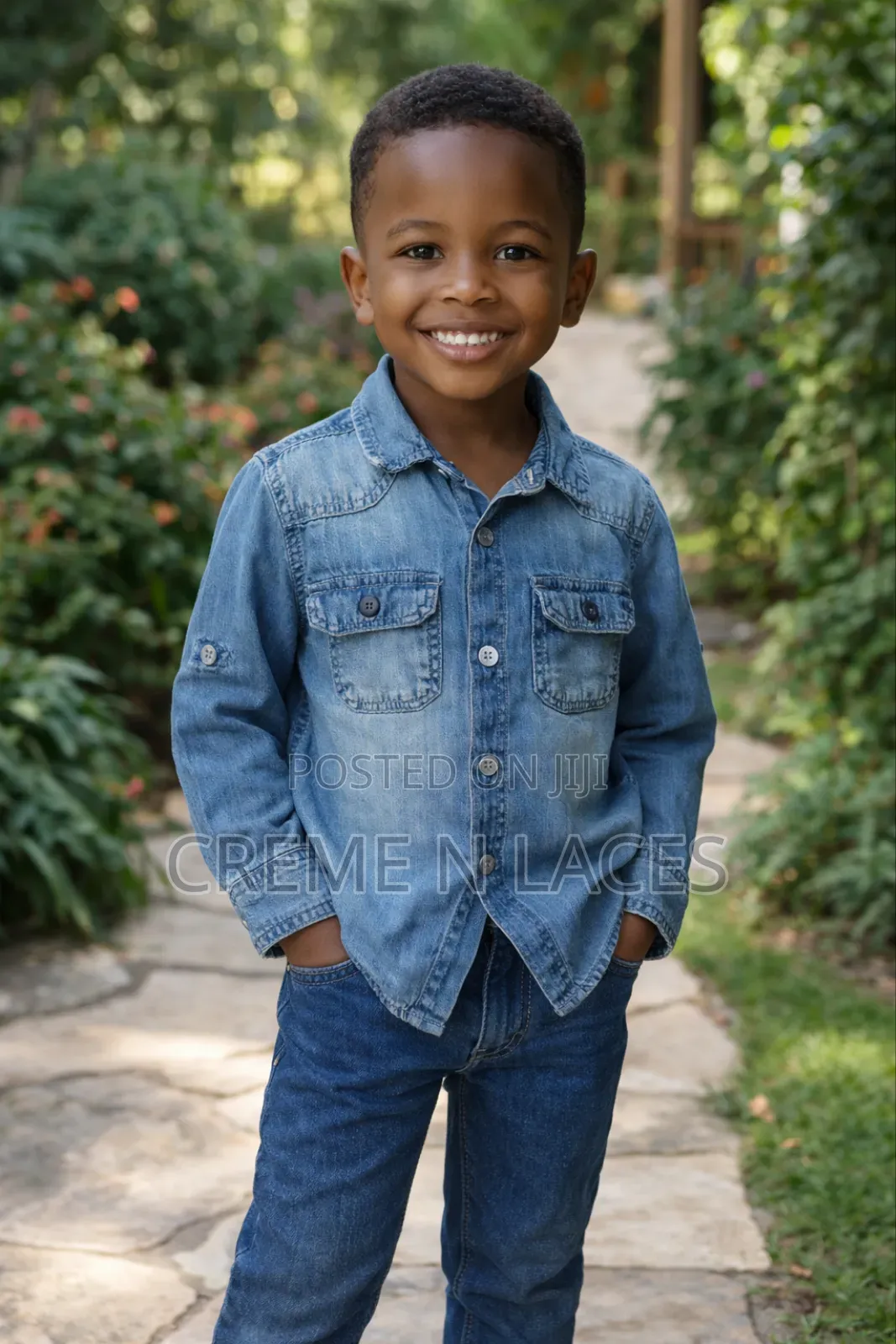 Classic Denim Outfit for Boys 