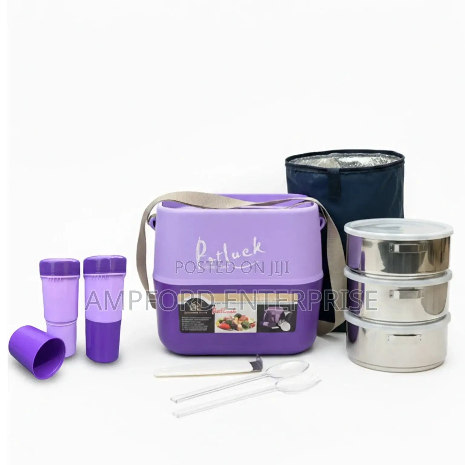 Potluck Lunch Box Set – Durable, Thermal Portable