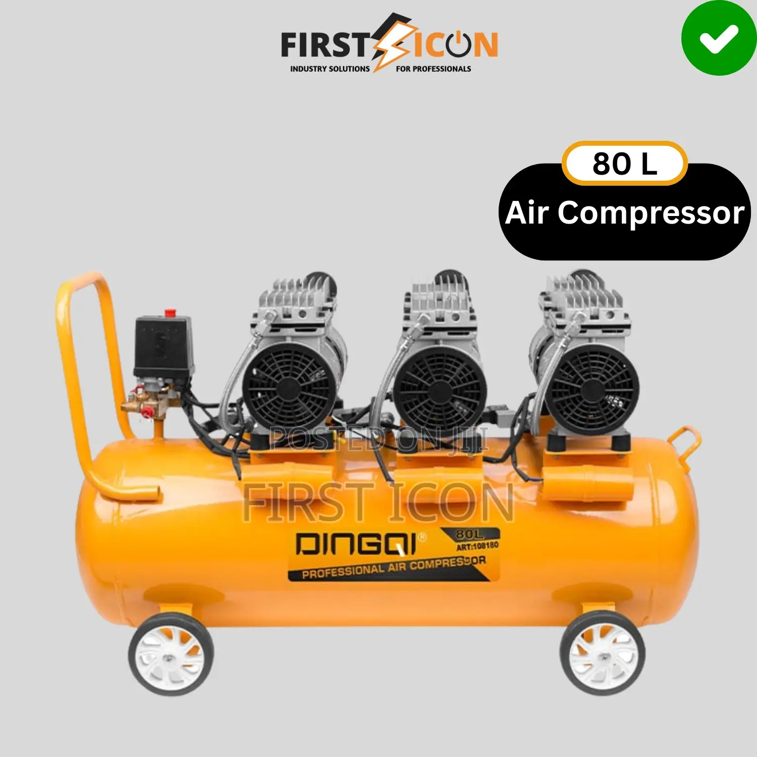80 Liters Electric Air Compressor - Dingqi 108180