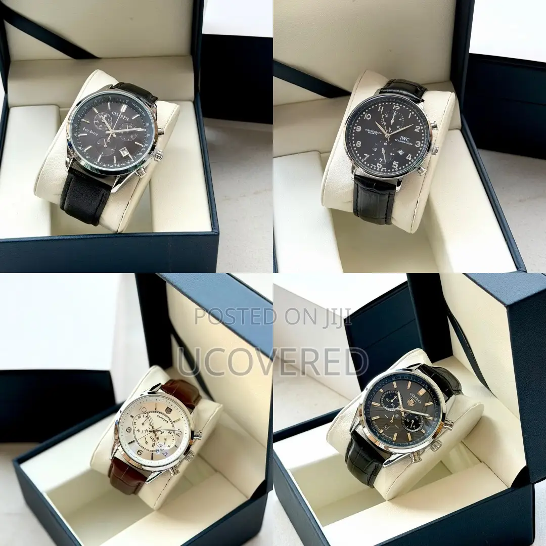Classic Men’S Leather Watch