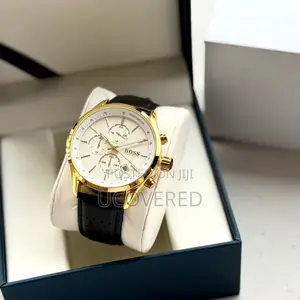 Classic Branded Men’S Leather Watch