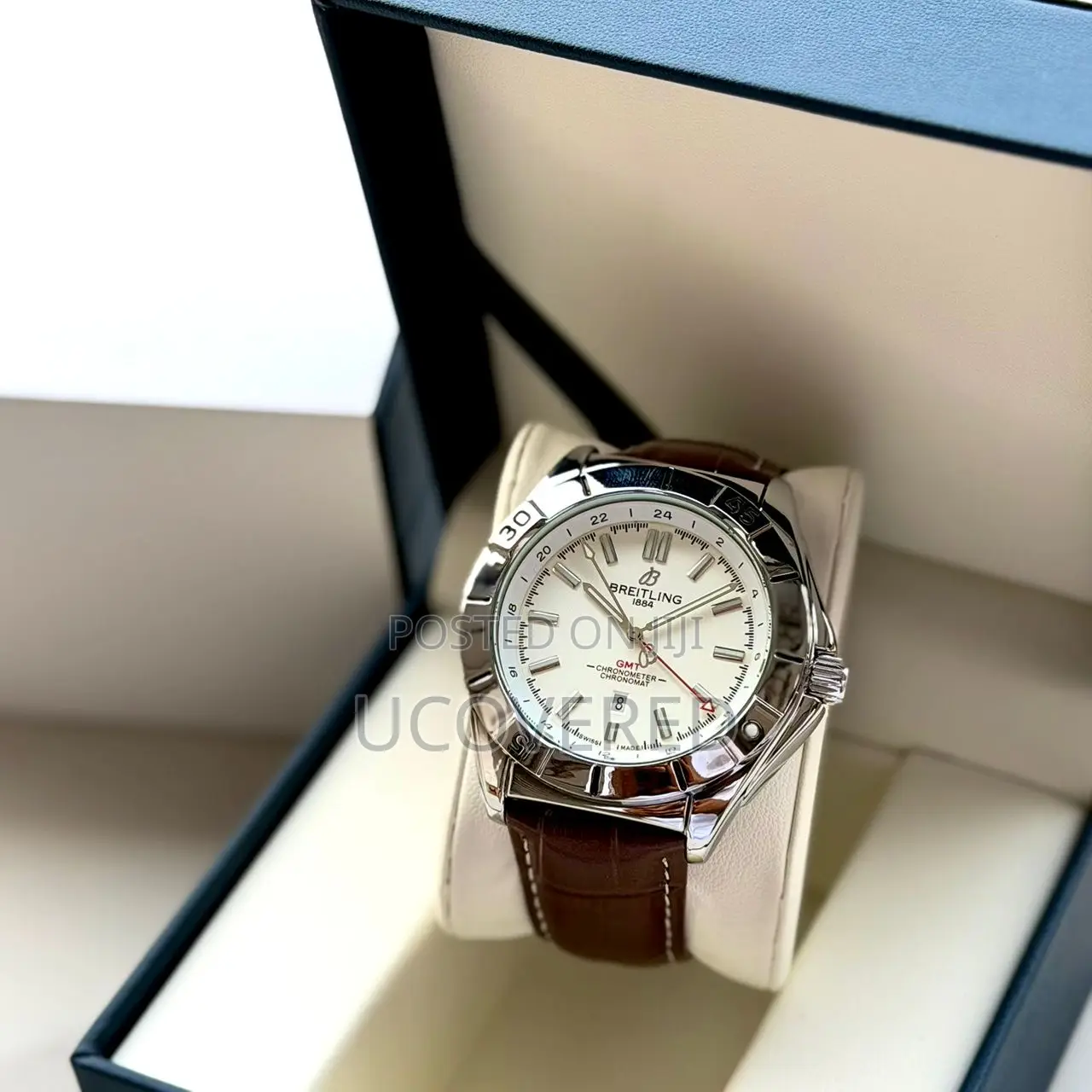 Classic Branded Men’S Leather Watch