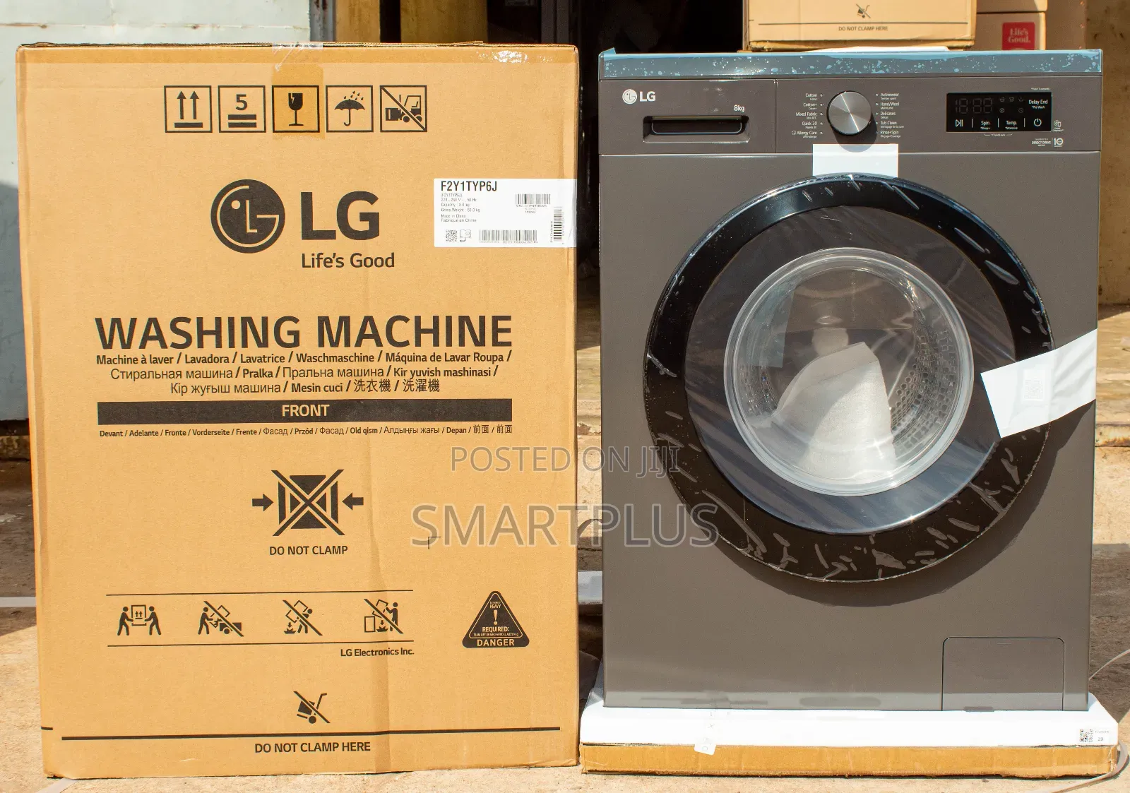 Lg 8kg Front Load Washing Machine| 6 Motion Direct Drive F2y1typ6j