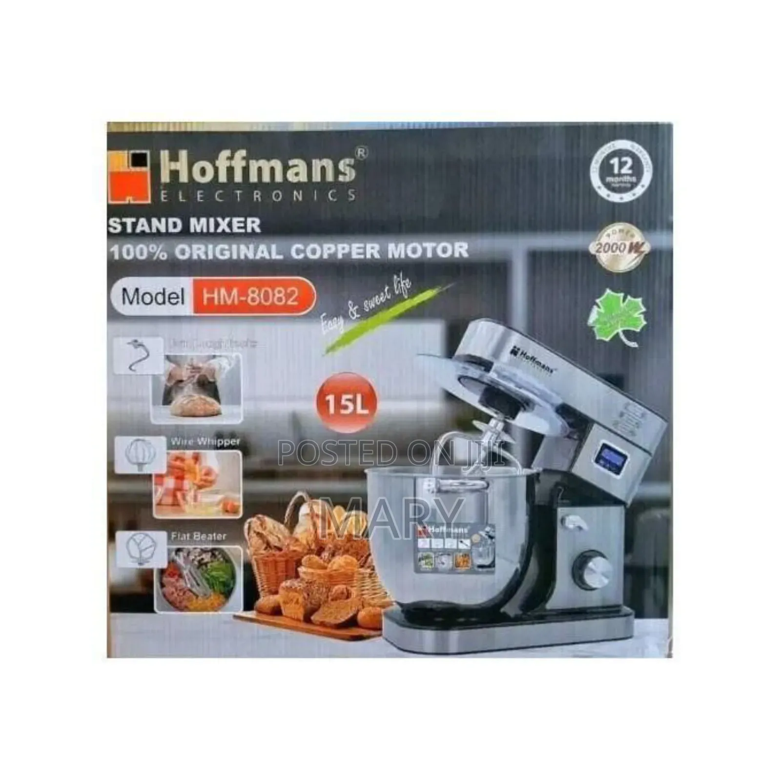 15liters (15l) Hoffman Cake Mixer
