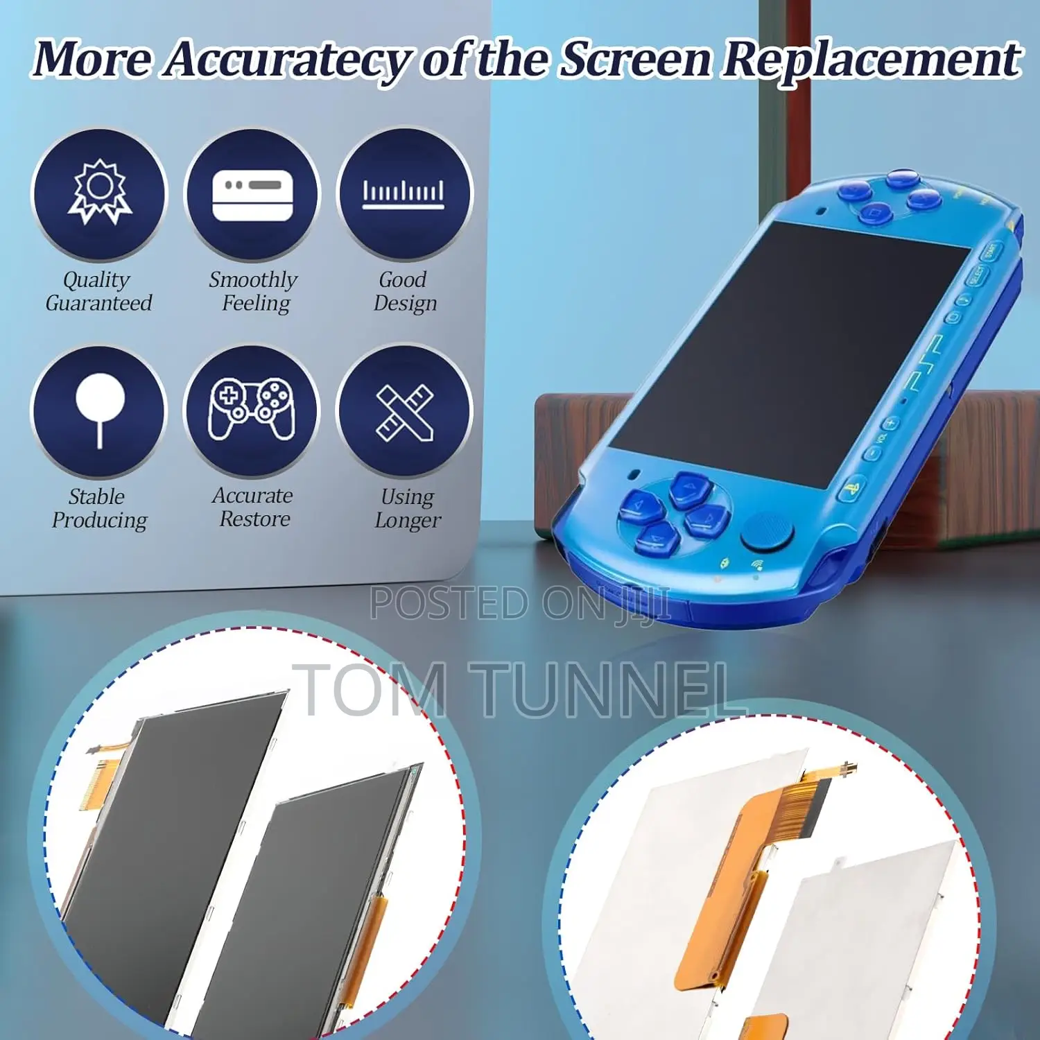Screen Replacement for Sony PSP 3000 3001 Slim LCD Display Touch
