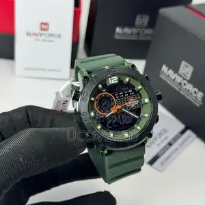 Naviforce Top Fashion Sport Men's Led Display Multi Functional Watch
