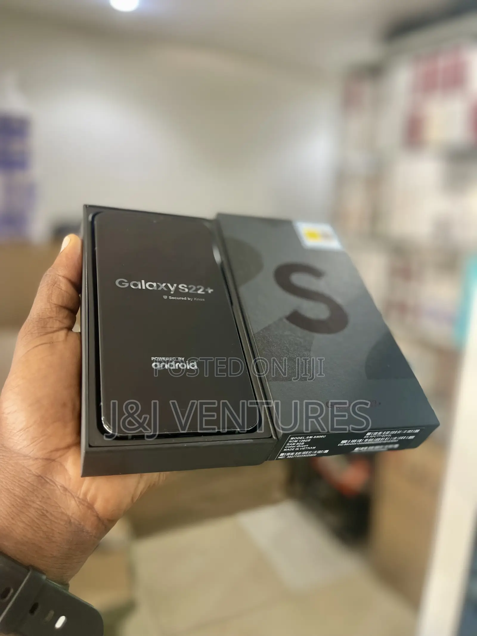 New Samsung Galaxy S22+ 5G 128 GB Black