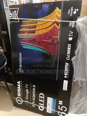 Sigma 65" Qled Smart Google Led Tv