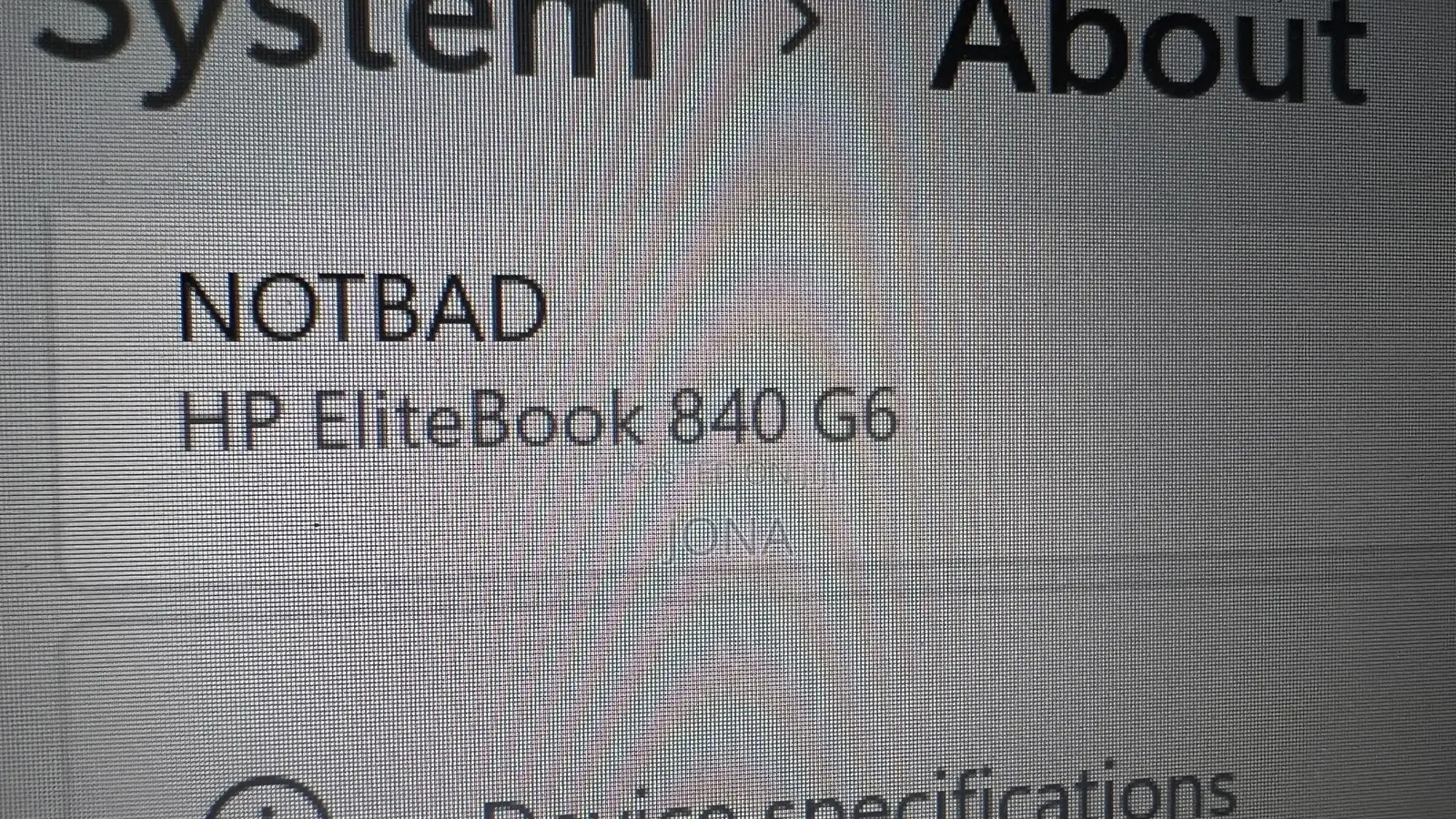 Laptop HP EliteBook 840 G6 8GB Intel Core I5 SSD 256GB