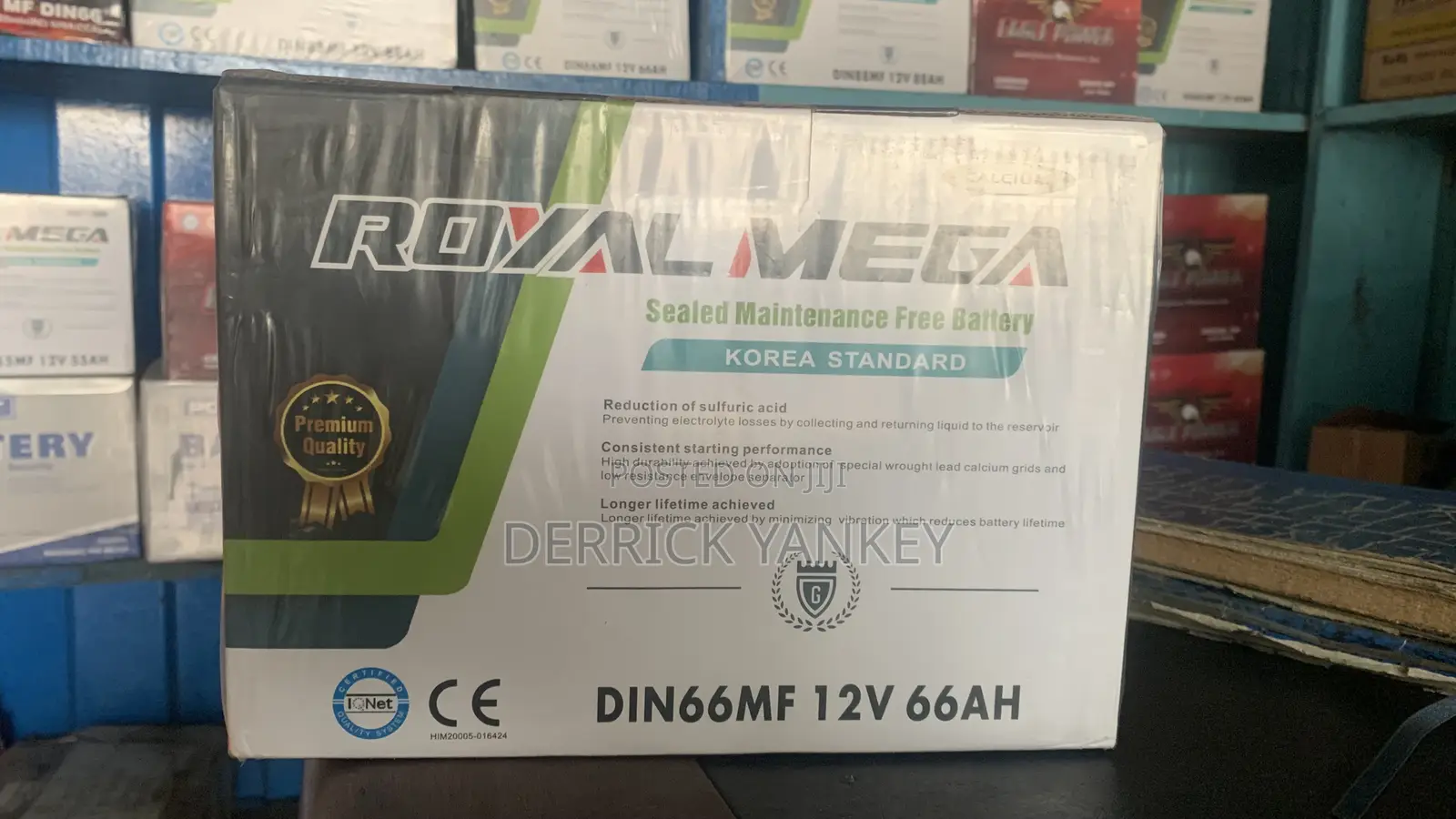Royal Mega 15plate Maintenance Free Car Battery