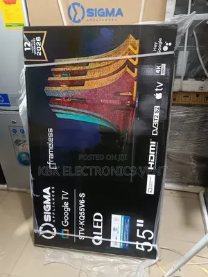 Sigma 55" Qled Smart(Wifi) Satellite Google Led Tv