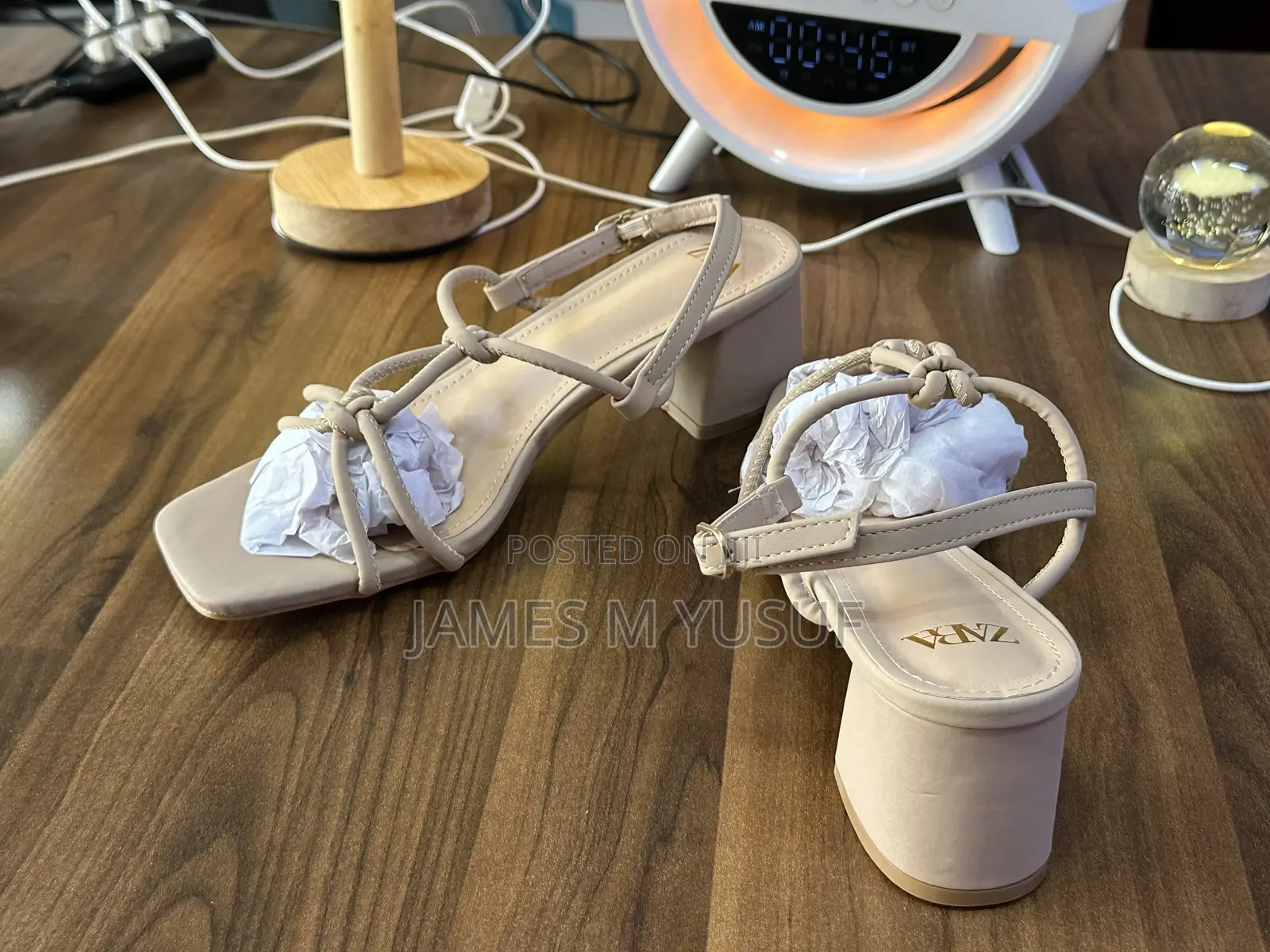 Original Zara Block Heels Sandals