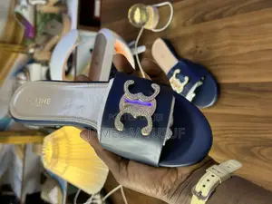 Original Celine Paris Flat Slippers for Cool Price