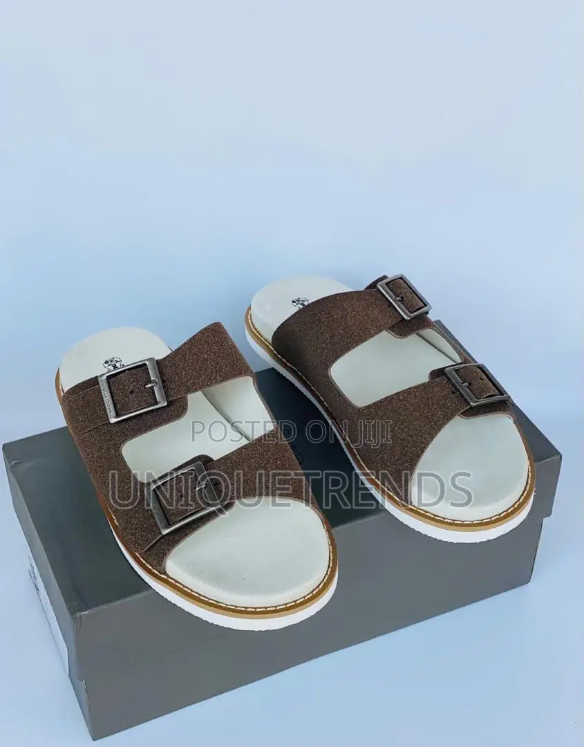 Brunello Cucinelli Suede Double-Buckle Sandals