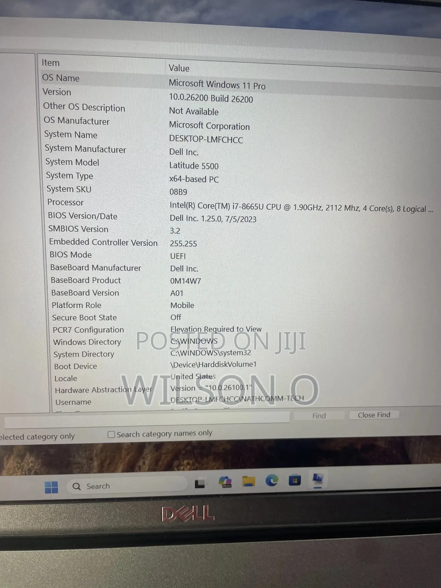 Laptop Dell Latitude 5501 16GB Intel Core I7 SSD 512GB