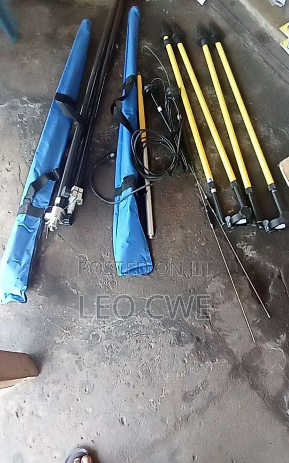 RTK Pole With Support Full Set