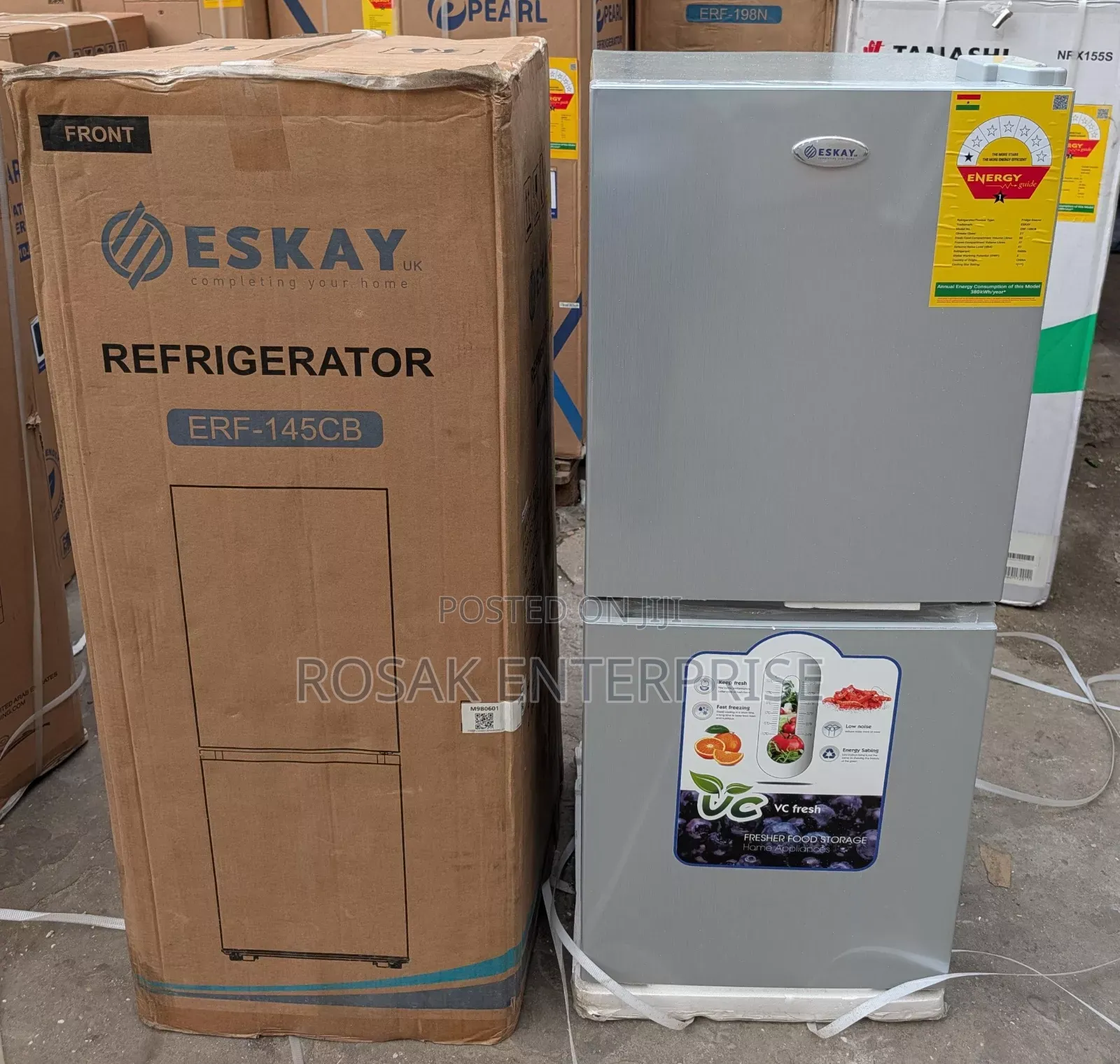 Eskay 135l Combi Fridge
