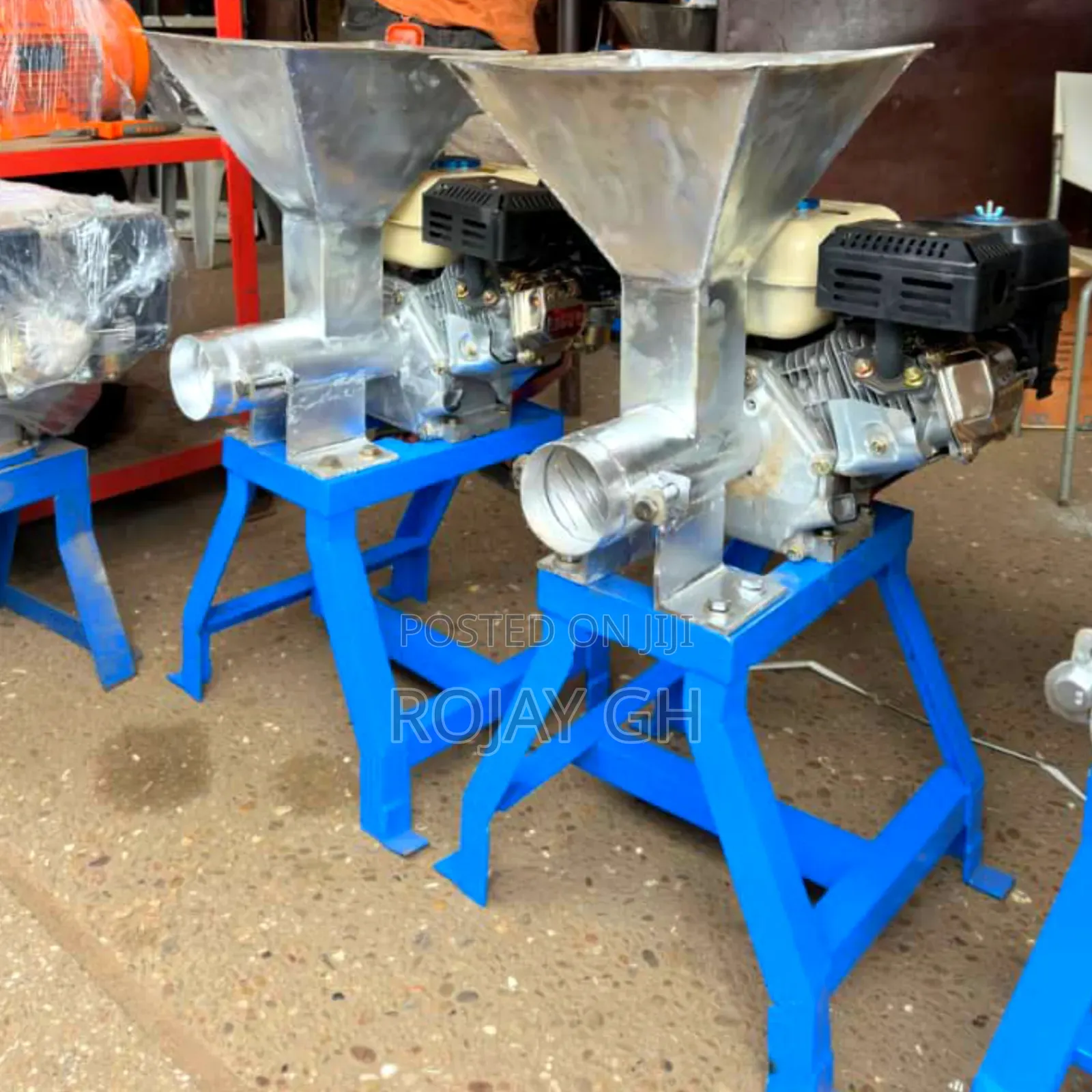 Fufu Machine With Petro Engine (Straight)