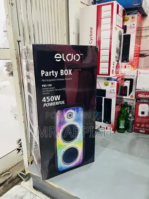 Quality Eldo Pb2-150 Double 8" Bluetooth Speaker(Black) 