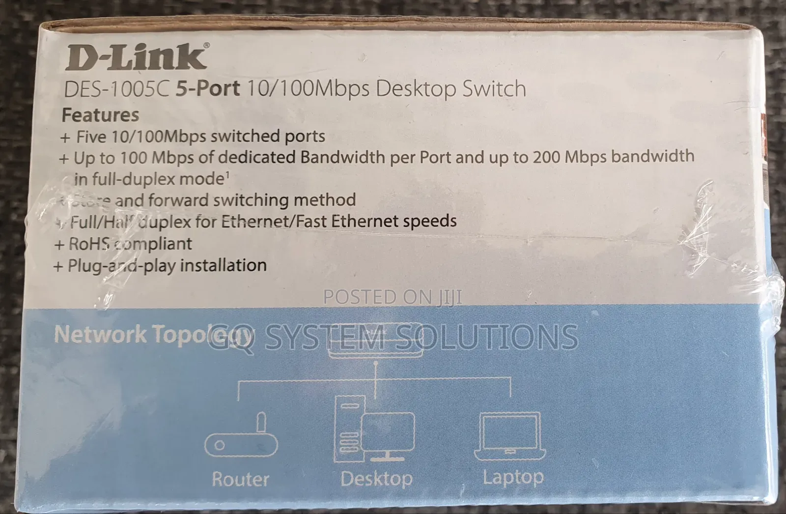 D-Link Des- 1005c 5-Port Desktop Switch