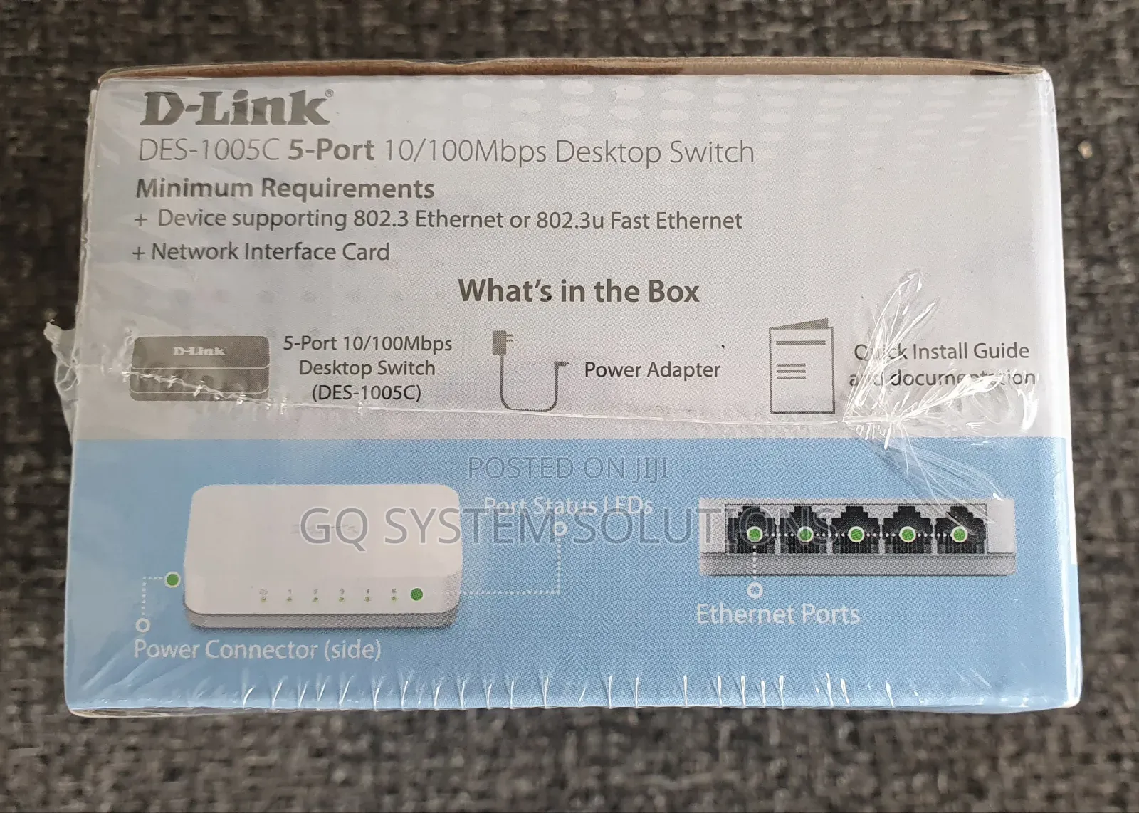 D-Link Des- 1005c 5-Port Desktop Switch
