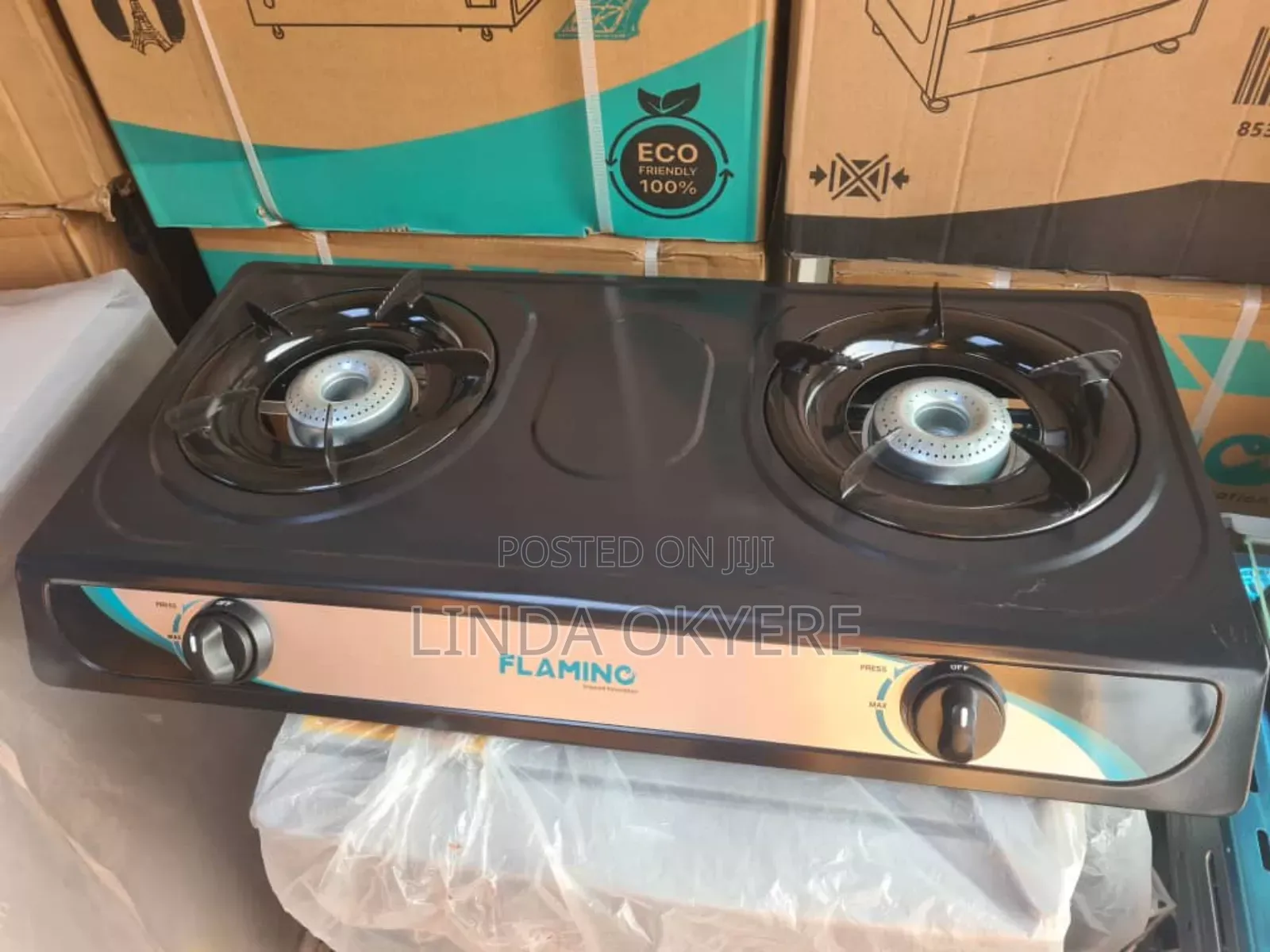 Latest Flamingo Gas Cooker 2 Burner Flameless