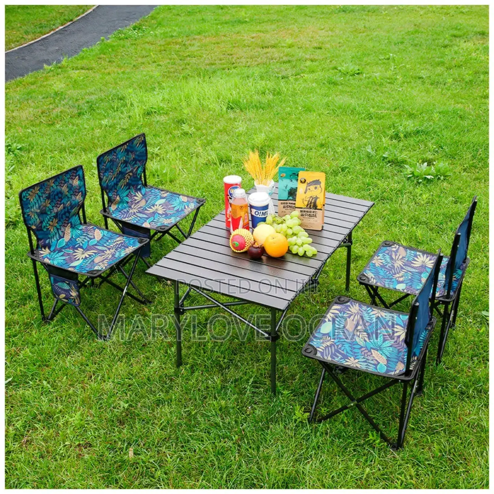 4 Chairs Plus 1 Long Table