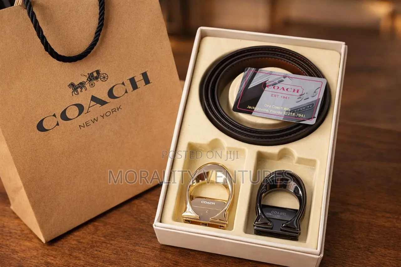 Coach Reversible Leather Belts
