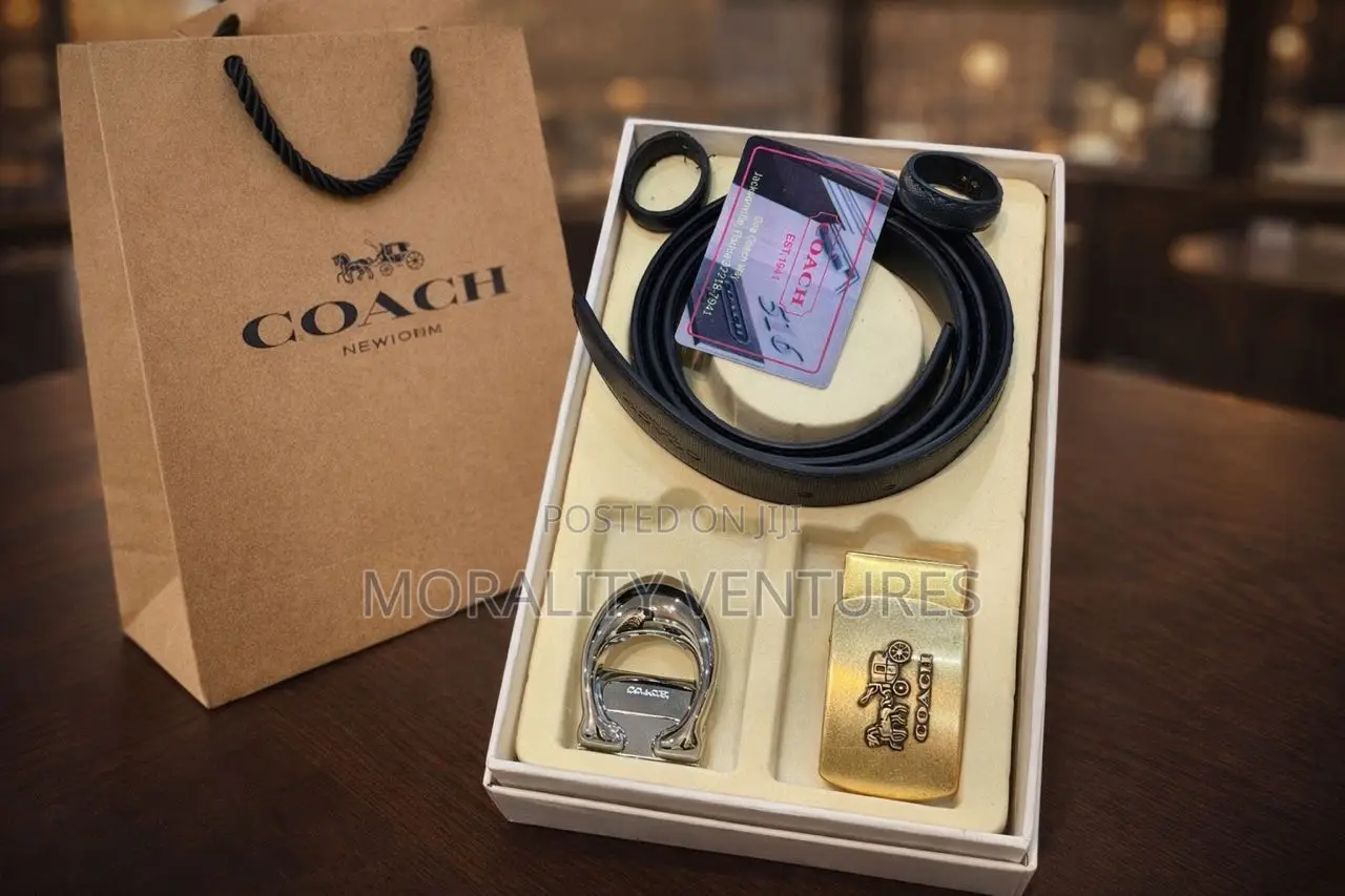 Coach Reversible Leather Belts