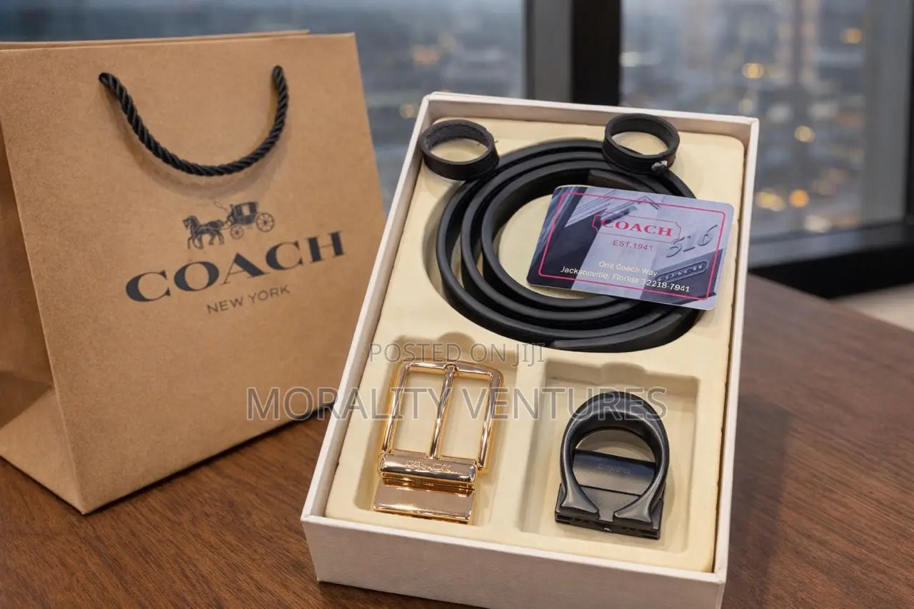 Coach Reversible Leather Belts