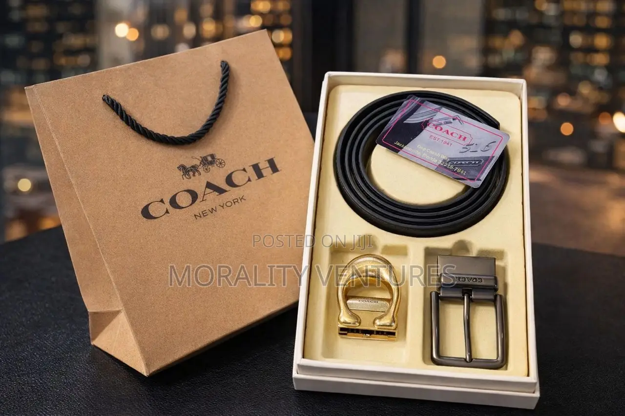Coach Reversible Leather Belts