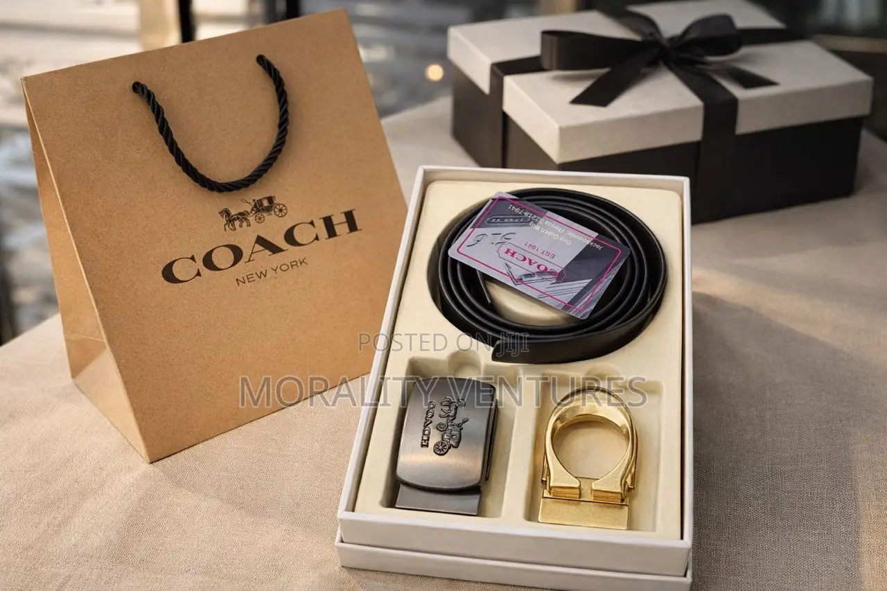 Coach Reversible Leather Belts