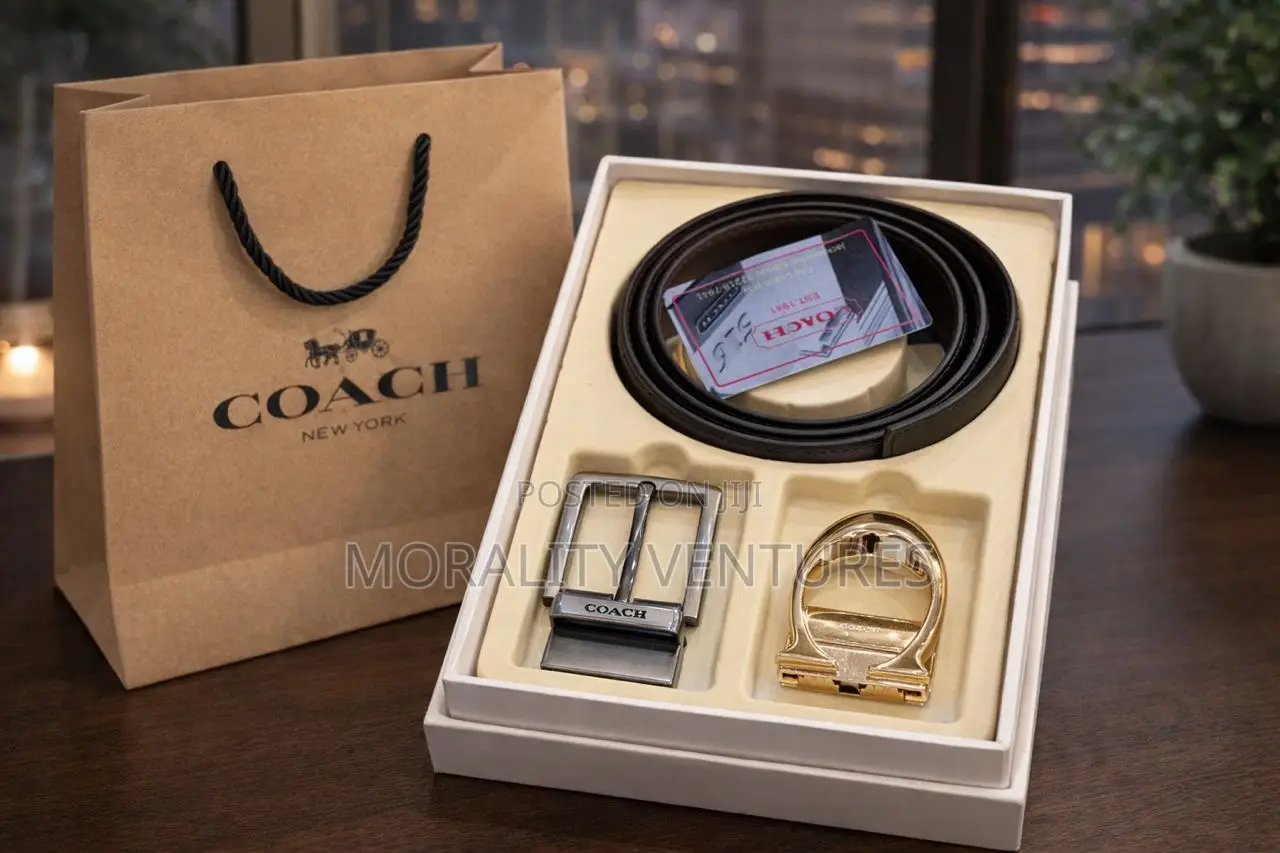 Coach Reversible Leather Belts