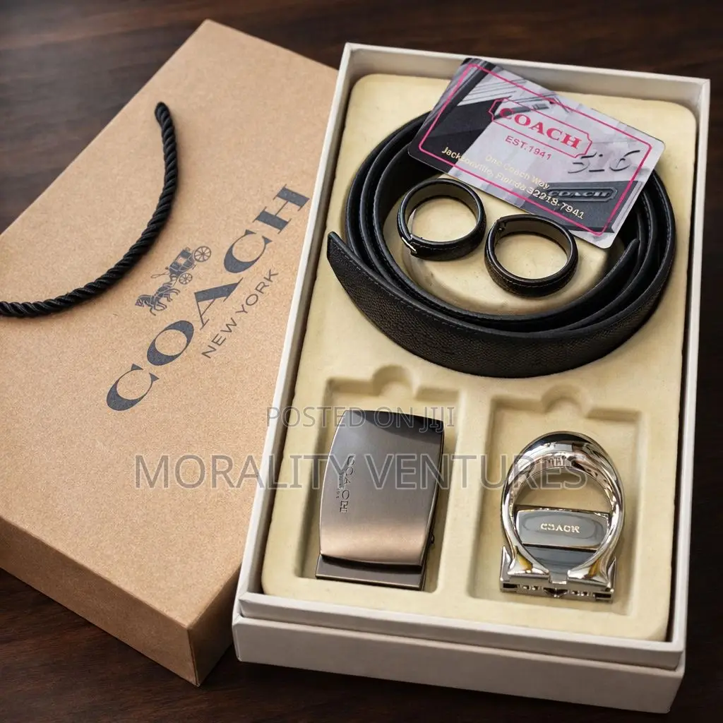 Coach Reversible Leather Belts