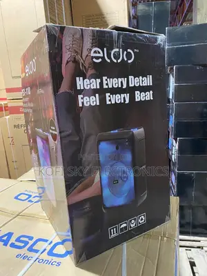 Original Eldo Ps1-110 Single 12inch Bluetooth Speaker With Mic