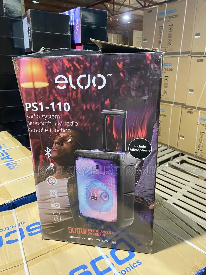 Affordable Eldo 12” Ps1-110 Bluetooth Speaker With Mic 300watt
