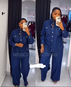 Casual-Chic Two Piece Denim Set