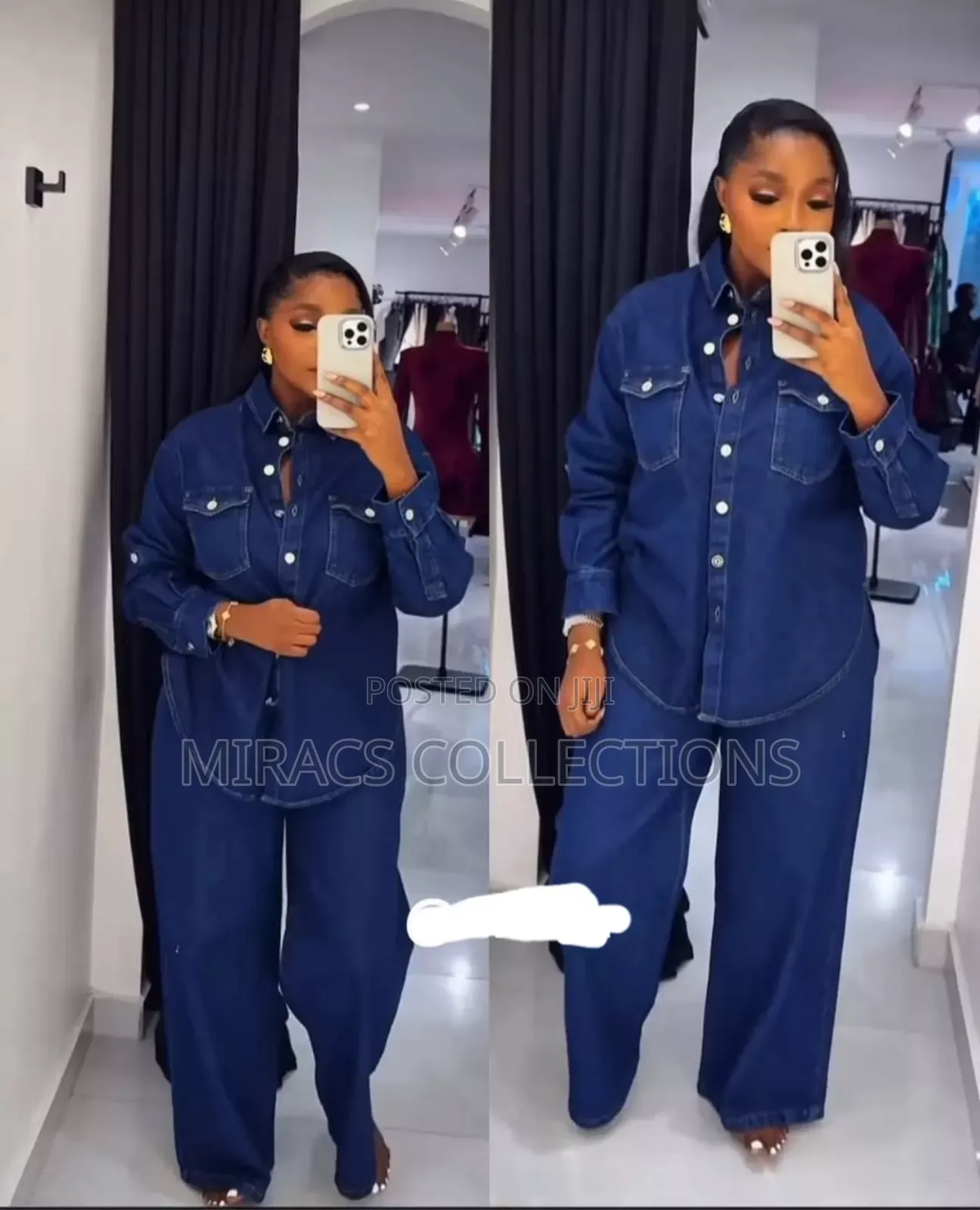 Casual-Chic Two Piece Denim Set