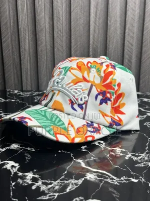 Paula's Ibiza Baseball Cap In A Tropical Floral Print