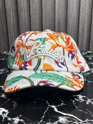 Paula's Ibiza Baseball Cap In A Tropical Floral Print