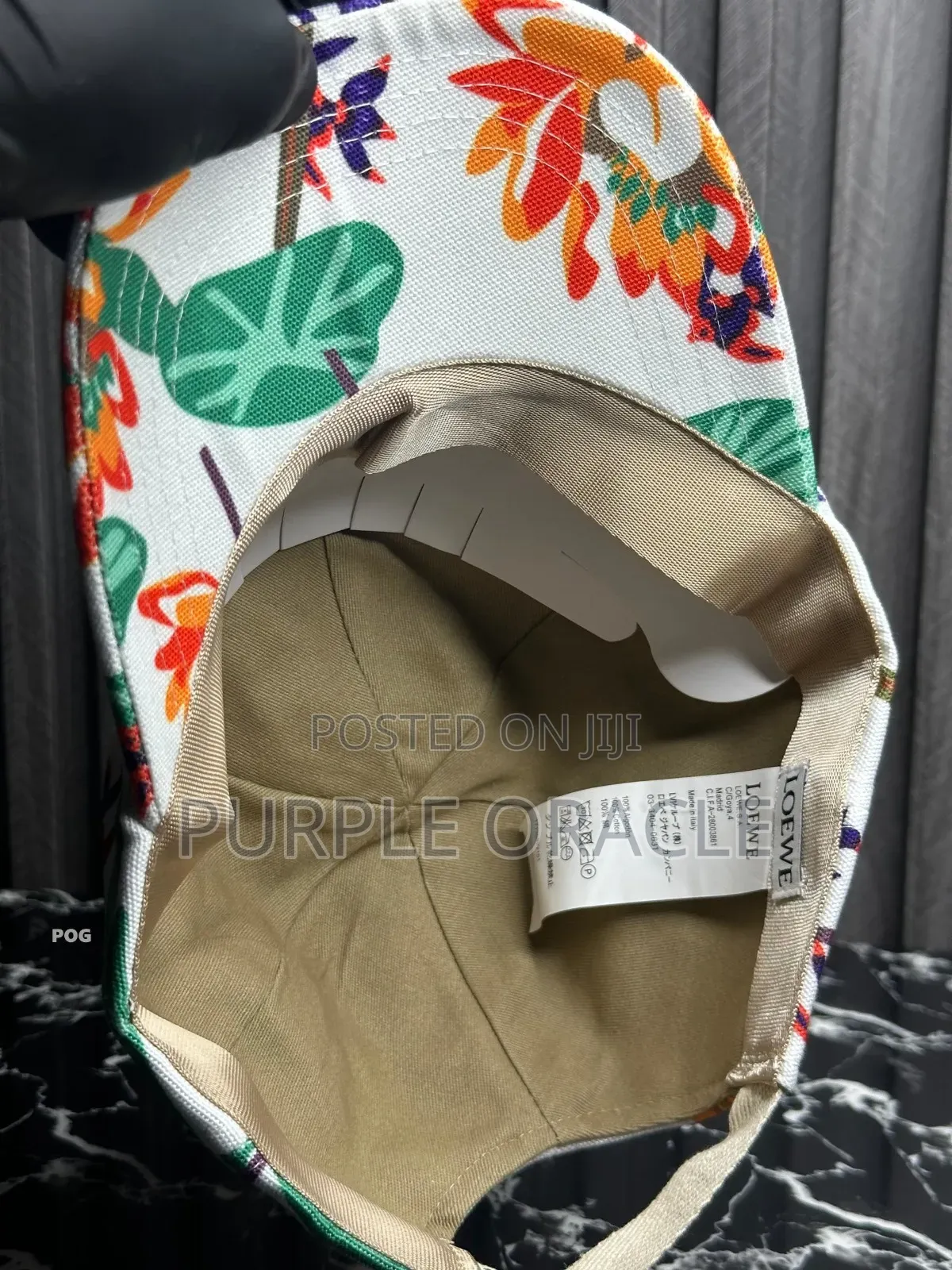 Paula's Ibiza Baseball Cap In A Tropical Floral Print