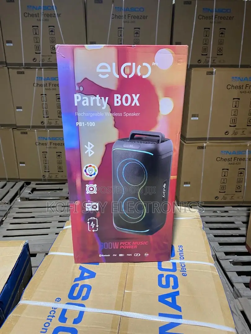 Fresh in Box Eldo Fbi-100 Doubledoor 6,5” Potable Bluetooth Speaker