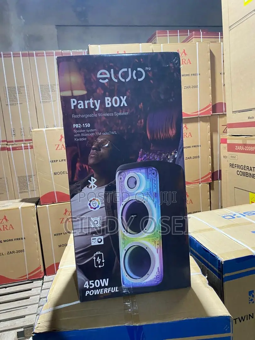 Pb2-150 Eldo 450w Wireless Chargeable Wireless Partybox Speaker