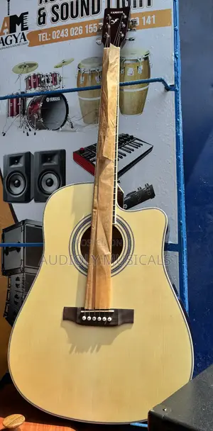 (Brown)Yamaha Semi- Acoustic Guitar