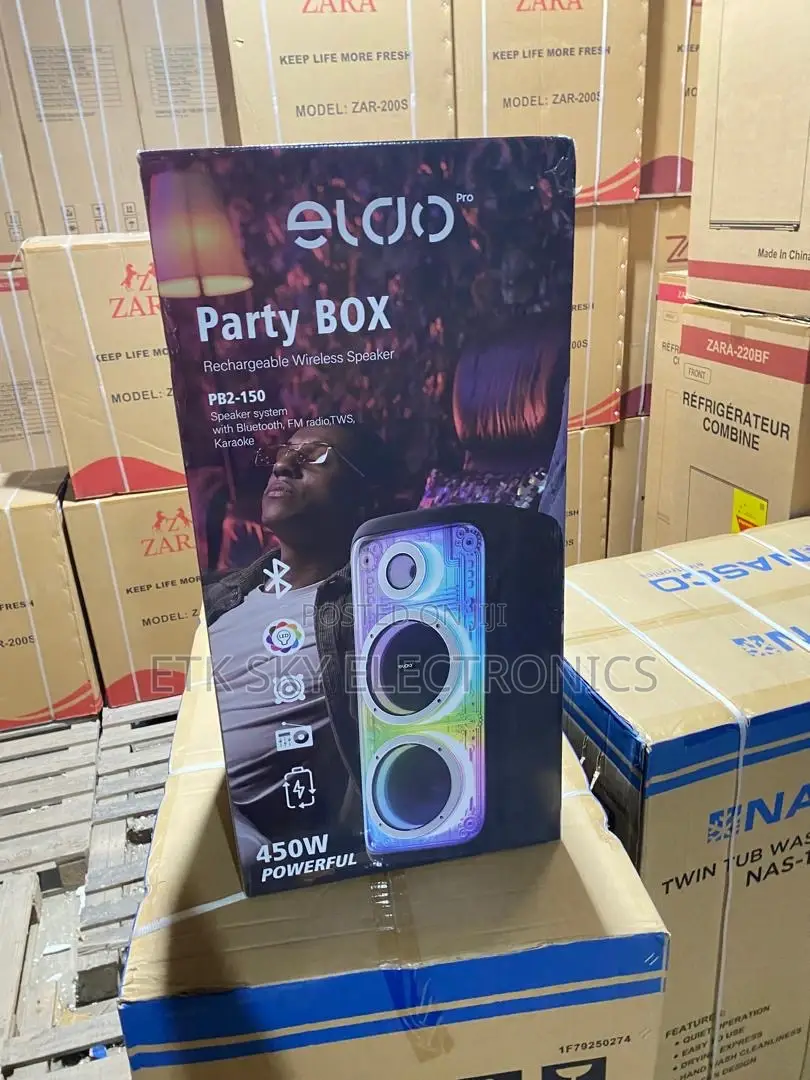 450w Eldo Pb2-150 Partybox Rechargeable Wireless Speaker