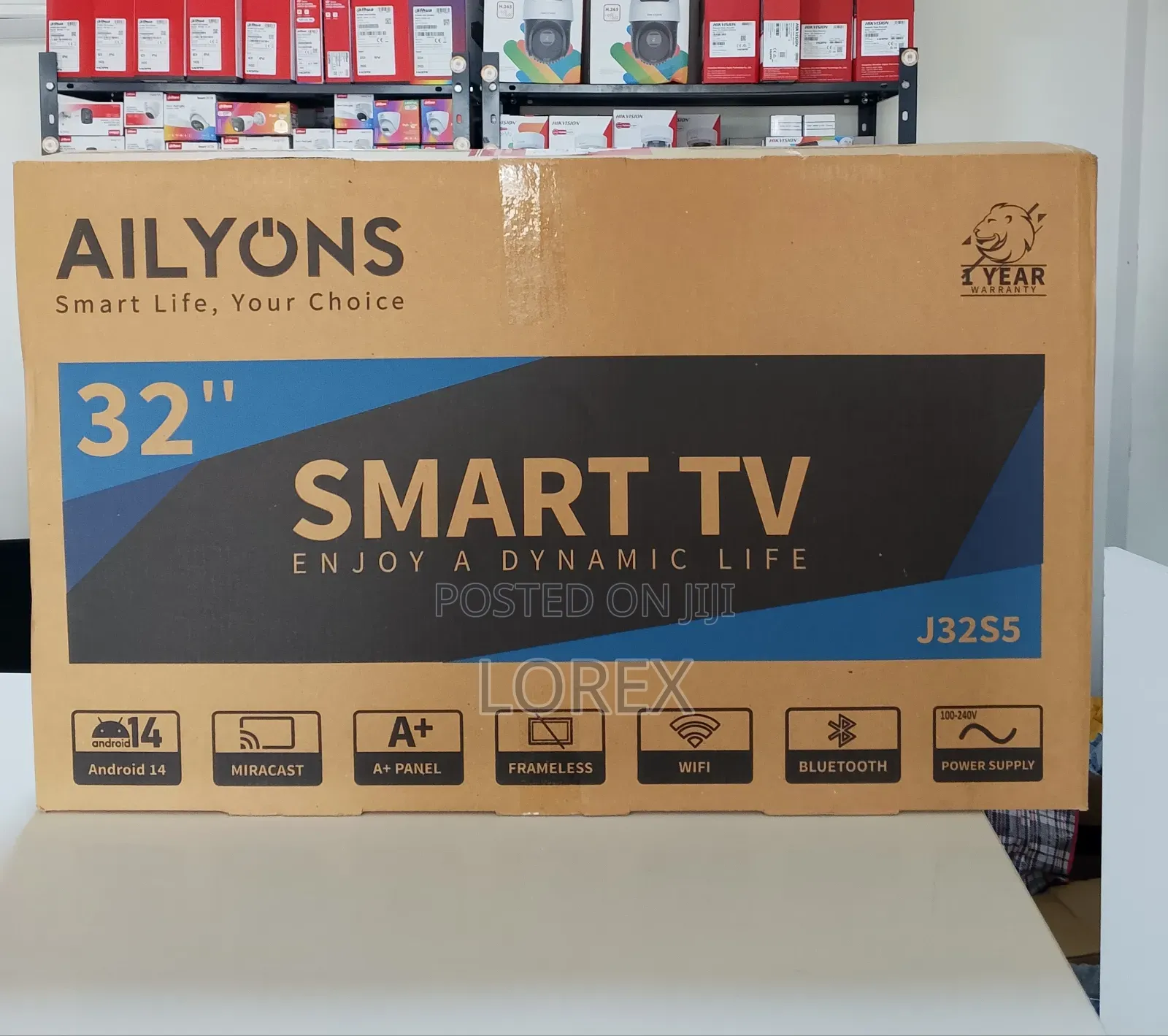 Ailyons Smart Tv 32inches Frameless Screen