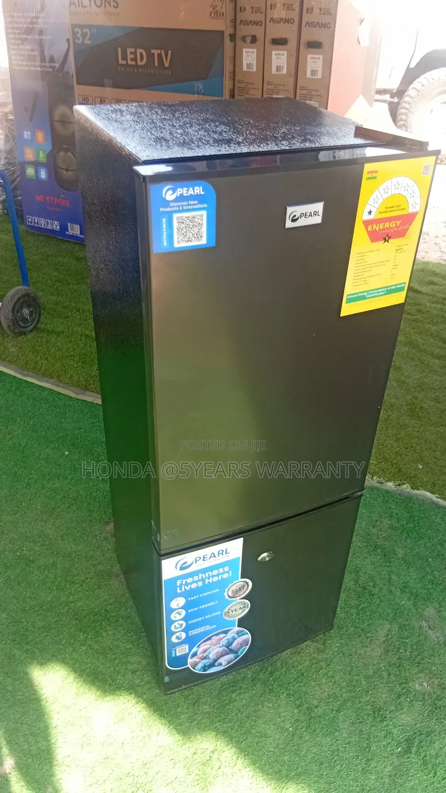 Pearl 79l Double-Door Fridge Freezer