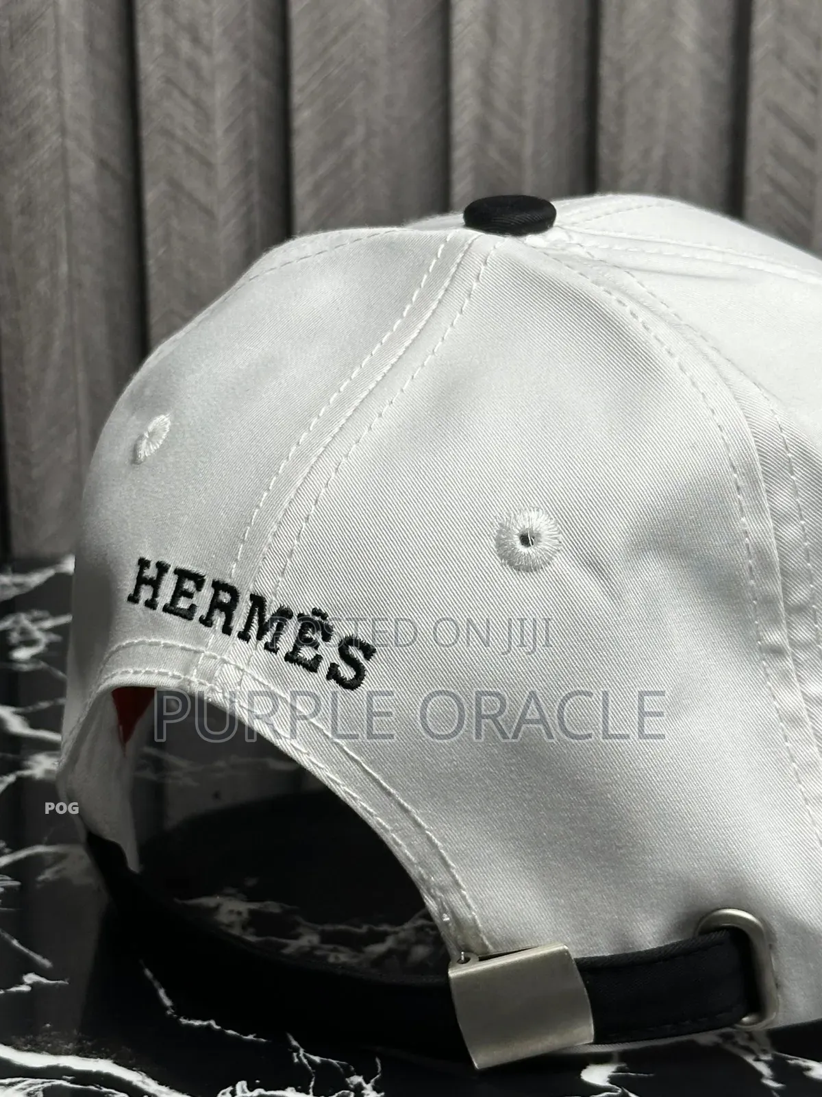 Hermès White Baseball Cap