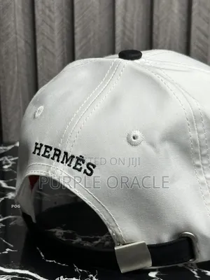 Hermès White Baseball Cap